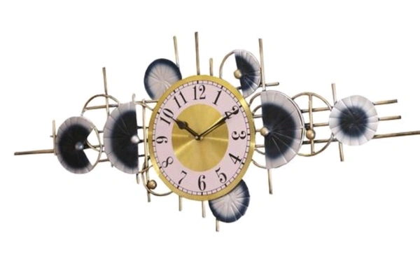  Decorative Metal  Wall Clock  -  Free Size,  Metal,  Decorative,  Pack of 1